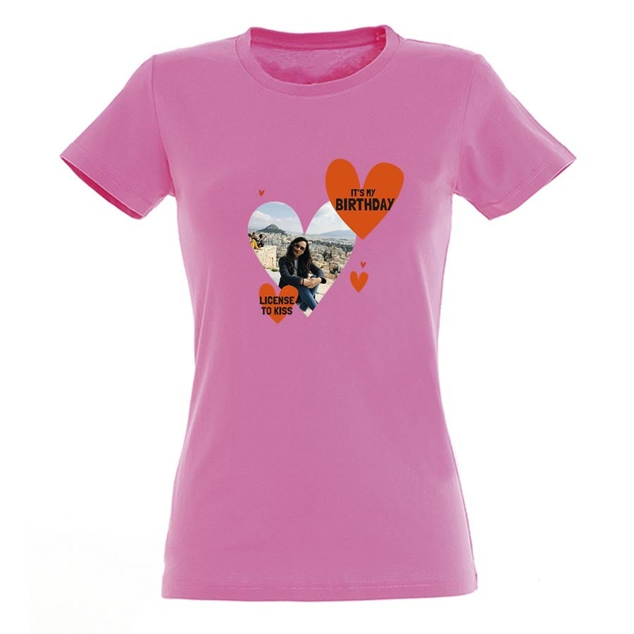 Filles Personnalisé Nom Cheeky Monkey T-shirt-Imprimé Personnalisé Cadeau Top Rose 
